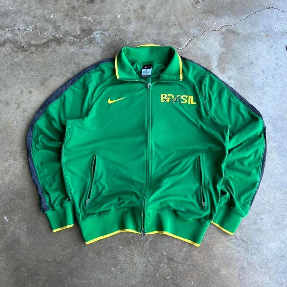 Vintage y2k Nike Brazil track jacket